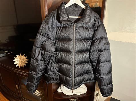 dior monogram puffer jacket